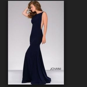 low back jersey dress